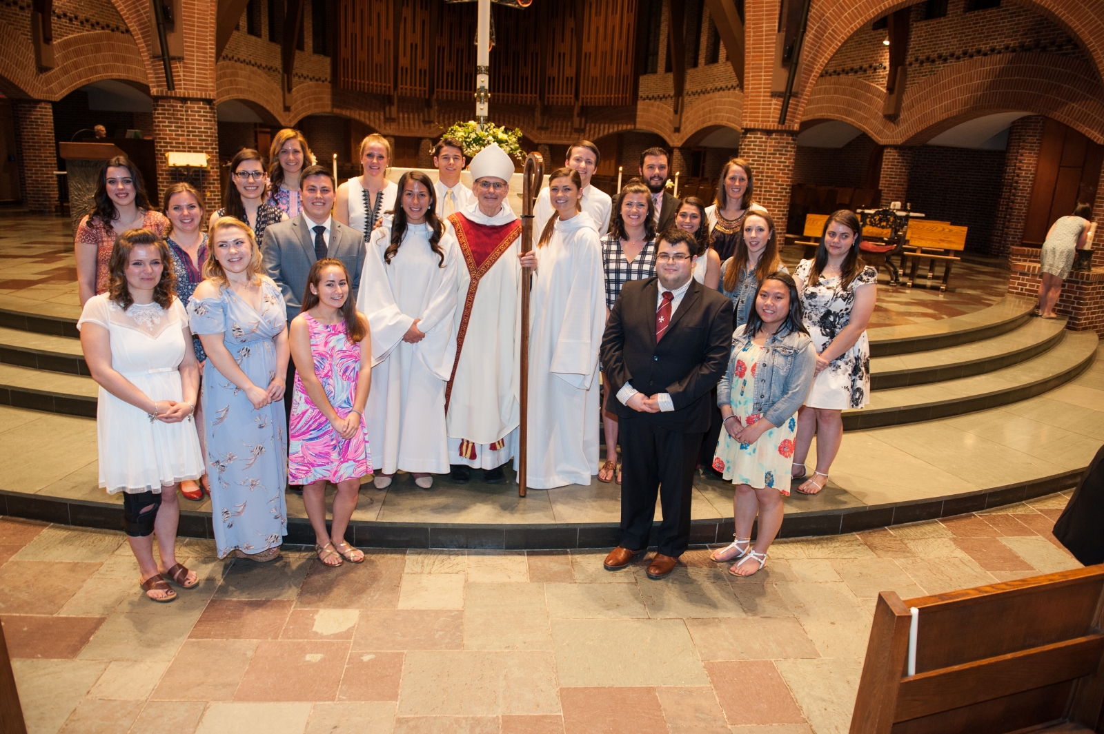 21 Students receive the Sacraments of Initiation