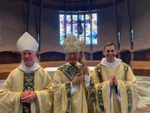 Abbot Mark, Bishop Libasci, Father Aloysius