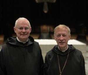 Brother Stanislaw and Abbot Mark