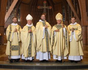 Three members of the Saint Anselm monastic community received the Sacrament of Holy Orders