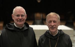 Brother Stanislaw and Abbot Mark
